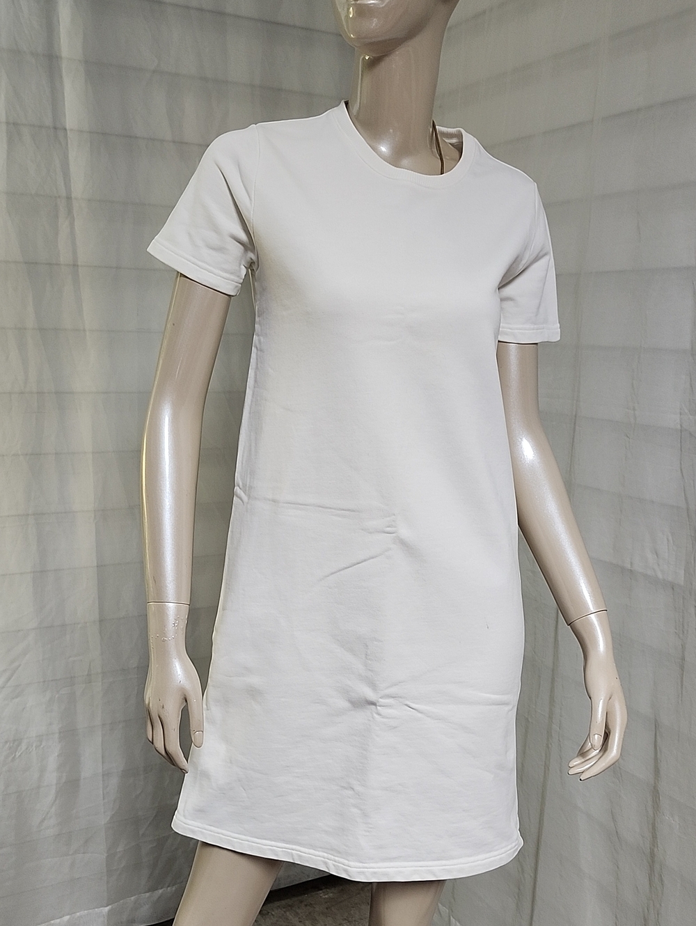 Falke White Cotton Tee-shirt Dress, XS